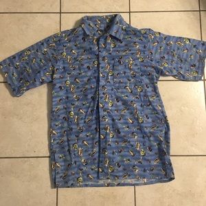 Fly Fishing 🎣 Pop Up Collar Short Sleeve Shirt